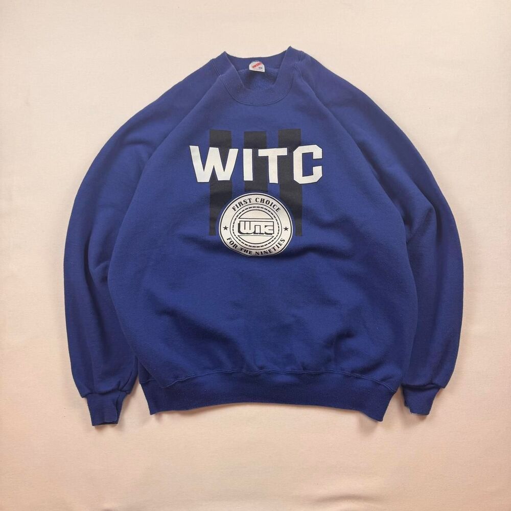 Jerzees Men's Blue and Navy Sweatshirt